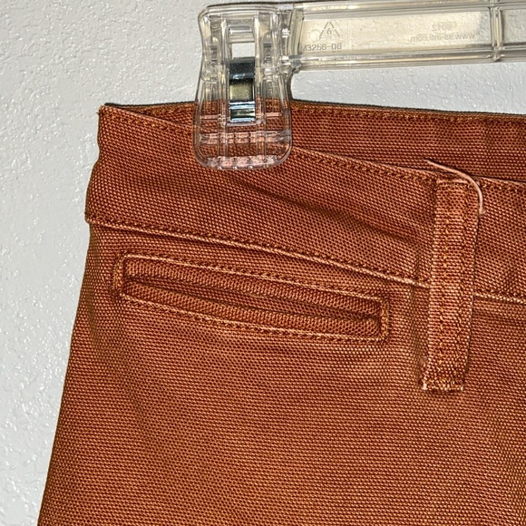 Madewell Warm Coffee Emmett High-rise Cropped Wide Leg Utility Casual Jeans 3342 - Picture 5 of 10